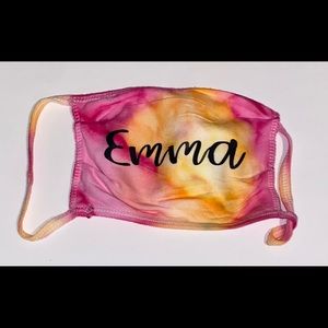 Custom Tiedye Masks with Name
